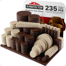Cargar imagen en el visor de la galería, Protectores de Suelo Premium de Fieltro para Patas de Sillas para Suelos de Madera