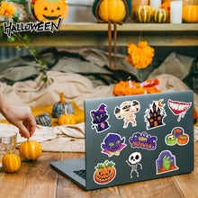 Cargar imagen en el visor de la galería, Favores de fiesta de Halloween - 100 PCS Calabaza Murciélago Araña Pegatinas
