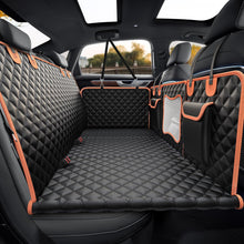 Cargar imagen en el visor de la galería, Funda de asiento de automóvil para perro para asiento trasero, extensor de asiento trasero para perros con parte inferior dura con capacidad para 450 libras, hamaca para perro para ln25