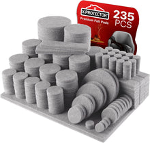 Cargar imagen en el visor de la galería, Protectores de Suelo Premium de Fieltro para Patas de Sillas para Suelos de Madera