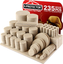 Cargar imagen en el visor de la galería, Protectores de Suelo Premium de Fieltro para Patas de Sillas para Suelos de Madera