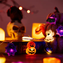 Cargar imagen en el visor de la galería, Decoraciones de luces de cadena de Halloween LOLStar, luces de hadas de Halloween de 9.8FT 20 LED