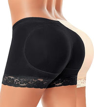 Cargar imagen en el visor de la galería, Ropa interior acolchada para mujer con levantamiento de glúteos