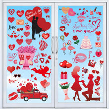 Cargar imagen en el visor de la galería, 9 hojas Decoración de Ventanas para Valentín