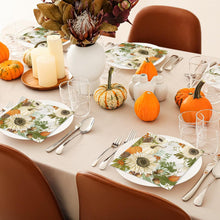 Cargar imagen en el visor de la galería, AnyDesign 80 servilletas de papel de otoño, acuarela, calabaza, girasol, almuerzo, servilletas decorativas para postre de otoño, cena, ln23 servilletas de mano para cosecha de Acción de Gracias, boda,