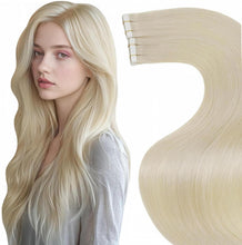 Cargar imagen en el visor de la galería, LaaVoo - Extensiones de cabello humano con cinta adhesiva