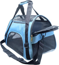 Cargar imagen en el visor de la galería, Transportador para gatos, transportador de viaje para mascotas de lados suaves para gatos