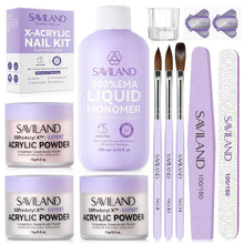 Cargar imagen en el visor de la galería, Kit de uñas acrílicas SAVILAND para principiantes