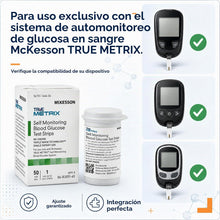 Cargar imagen en el visor de la galería, McKesson True METRIX Tiras de prueba de glucosa