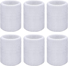 Cargar imagen en el visor de la galería, Muñequera y diademas Absorbente de humedad Banda absorbente para el sudor 6Pcs NDP-5