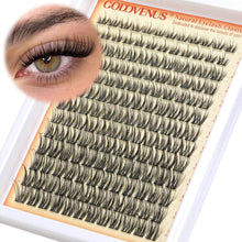 Cargar imagen en el visor de la galería, Kit de racimos de pestañas, racimos de pestañas Wispy, pestañas naturales