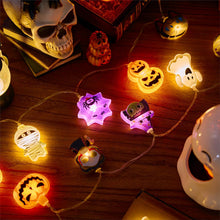 Cargar imagen en el visor de la galería, Decoraciones de luces de cadena de Halloween LOLStar, luces de hadas de Halloween de 9.8FT 20 LED