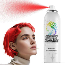 Cargar imagen en el visor de la galería, Spray de color temporal para el cabello, lavable, antiadherente, Halloween | Blanco plateado | 150ml.