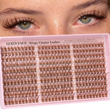 Cargar imagen en el visor de la galería, Kit de racimos de pestañas, racimos de pestañas Wispy, pestañas naturales