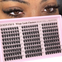 Cargar imagen en el visor de la galería, Kit de racimos de pestañas, racimos de pestañas Wispy, pestañas naturales