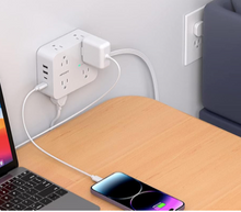 Cargar imagen en el visor de la galería, Regleta de alimentación con protector de sobretensiones a24