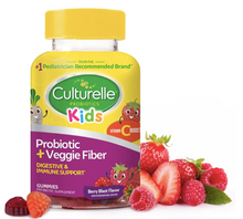 Cargar imagen en el visor de la galería, Daily Probiótico + Gomitas de fibra vegetal, prebiótico + probiótico con refuerzo de vitamina C, a24