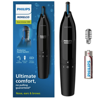 Cargar imagen en el visor de la galería, Philips Norelco Cortadora de Nariz Eléctrica 1000, AA con Pilas NT1605/60