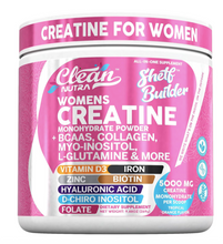 Cargar imagen en el visor de la galería, Creatina para mujer | Monohidrato de creatina + polvo BCAA