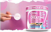 Cargar imagen en el visor de la galería, Creatina para mujer | Monohidrato de creatina + polvo BCAA