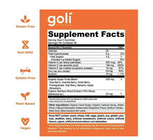 Cargar imagen en el visor de la galería, Goli Nutrition Gomitas de Superfrutas con Vitaminas a y C, 60 Unidades