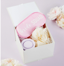 Cargar imagen en el visor de la galería, Juego de Máscara de Ojos para Fiesta de Despedida de Soltera, Color Blanco, Rosa, Satén, Novia, Escuadrón, Futuro, Mrs, 12 Unidades