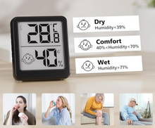 Cargar imagen en el visor de la galería, Higrómetro digital para interiores, actualización rápida