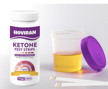 Cargar imagen en el visor de la galería, Tiras de prueba de cetonas de 150 unidades para pruebas de orina