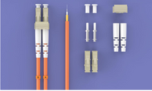 Cargar imagen en el visor de la galería, Cable de fibra óptica multimodo LC/UPC