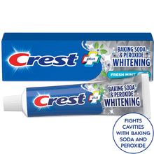 Cargar imagen en el visor de la galería, Crest Plus Pasta Dental Blanqueadora con Bicarbonato de Sodio