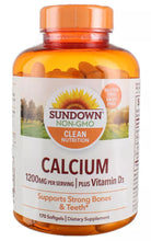 Cargar imagen en el visor de la galería, Calcio 1200 mg más vitamina D3 para apoyo inmunológico