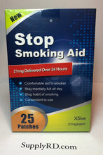 Cargar imagen en el visor de la galería, Parches de nicotina para dejar de fumar 21mg (25 parches)