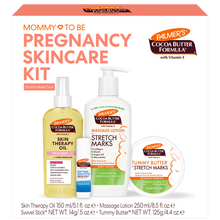 Cargar imagen en el visor de la galería, Palmer's Kit de Cuidado Prenatal de Manteca de Cacao para Alivio de Estrías, Cicatrices y Piel Seca