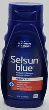 Cargar imagen en el visor de la galería, Selsun Blue- Champú Anticaspa Medicado de máxima fuerza, 11oz