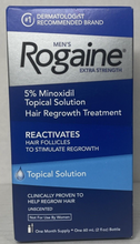 Cargar imagen en el visor de la galería, Rogaine Hombres- Tratamiento de 5% de minoxidil para el crecimiento del cabello