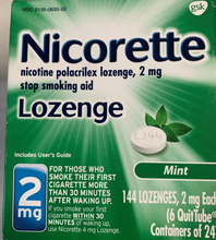 Cargar imagen en el visor de la galería, Nicorette- Pastillas de nicotina con sabor a menta Exp. 01/26