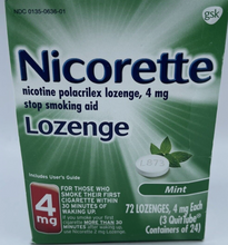 Cargar imagen en el visor de la galería, Nicorette- Pastillas de nicotina con sabor a menta Exp. 01/26