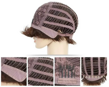 Cargar imagen en el visor de la galería, Pelucas marrones cortas