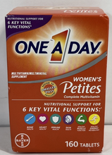 Cargar imagen en el visor de la galería, Multi-vitamina para mujeres One-A-Day Petites, 160 Tabletas