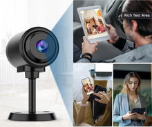 Cargar imagen en el visor de la galería, Cámara portátil WiFi de 2.4 GHz con visión nocturna IR