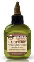 Cargar imagen en el visor de la galería, Aceite de ricino natural para el crecimiento del cabello, 2.5 onzas