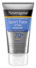 Cargar imagen en el visor de la galería, Protector solar facial deportivo Neutrogena, 2.5oz Exp. 2027+