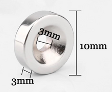Cargar imagen en el visor de la galería, Imanes con agujero de neodimio