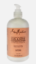 Cargar imagen en el visor de la galería, SheaMoisture acondicionador de rizo y brillo de coco y hibisco de 13 oz