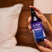 Cargar imagen en el visor de la galería, Dr Teal's Spray para dormir con mezcla de melatonina y aceites esenciales, 6 onzas líquidas