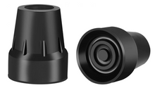 Cargar imagen en el visor de la galería, Puntas de goma de repuesto de 0,75" para bastones, muletas, andadores y andadores