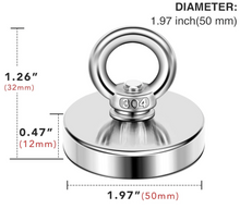 Cargar imagen en el visor de la galería, Imane de neodimio fuerte 25x51mm