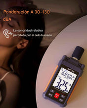 Cargar imagen en el visor de la galería, TS-501B Medidor de nivel de sonido con pantalla LCD retroiluminada de 2.25 pulgadas
