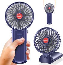 Cargar imagen en el visor de la galería, Pequeño ventilador portátil de mano y recargable