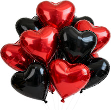 Cargar imagen en el visor de la galería, TONIFUL 30 globos rojos de 18 pulgadas con forma de corazón de San Valentín